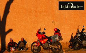 Bikers in morroco